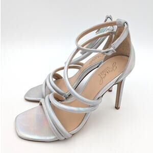 Jewel Badgley Mischka Nikkol II Ankle Strap Heeled Sandals Women's Size US6 EU37